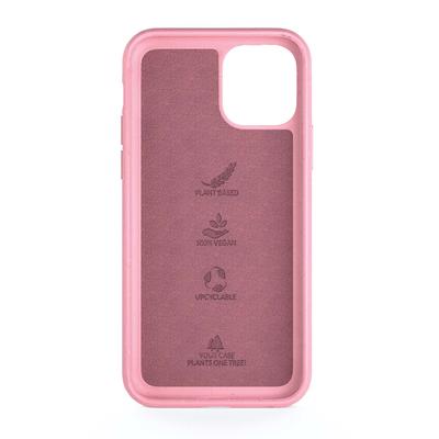 Woodcessories BioCase Antimikrobiell Coral Pink für iPhone 12/12 Pro