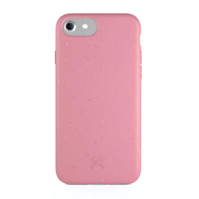 Woodcessories BioCase Antimicrobes Coral Pink pour iPhone SE 2nd gen/8/7/6(s)