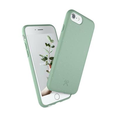 Woodcessories BioCase Antimicrobes Turtle Green pour iPhone SE 3 (2022), SE 2nd gen/8/7/6(s)