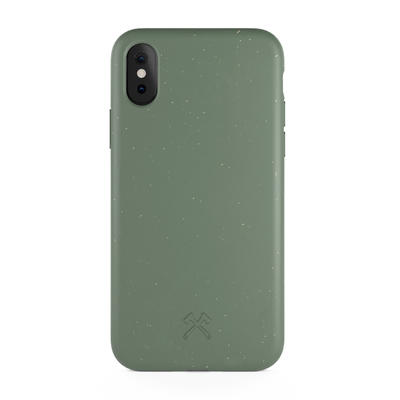 Woodcessories BioCase Antimicrobes Midnight Green pour iPhone X/XS