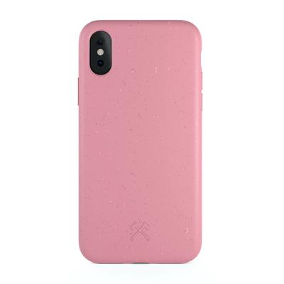 Woodcessories BioCase Antimicrobes Coral Pink pour iPhone X/XS