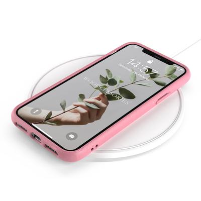 Woodcessories BioCase Antimicrobes Coral Pink pour iPhone X/XS