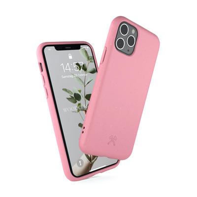 Woodcessories BioCase Antimikrobiell Coral Pink für iPhone 11 Pro