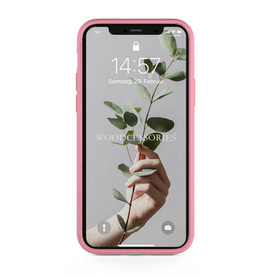 Woodcessories BioCase Antimikrobiell Coral Pink für iPhone 11