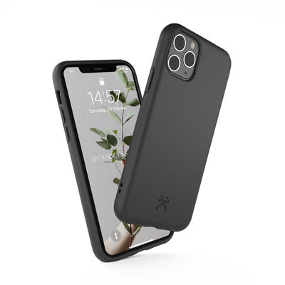 Woodcessories BioCase Antimikrobiell Black für iPhone 11 Pro Max