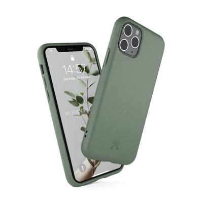 Woodcessories BioCase Antimikrobiell Midnight Green für iPhone 11 Pro Max