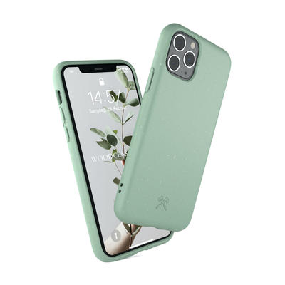 Woodcessories BioCase Antimicrobes Turtle Green pour iPhone 11 Pro Max