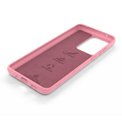 Woodcessories BioCase Antimicrobes Coral Pink pour Samsung S20 Ultra