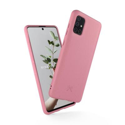 Woodcessories BioCase Antimicrobes Coral Pink pour Samsung A71