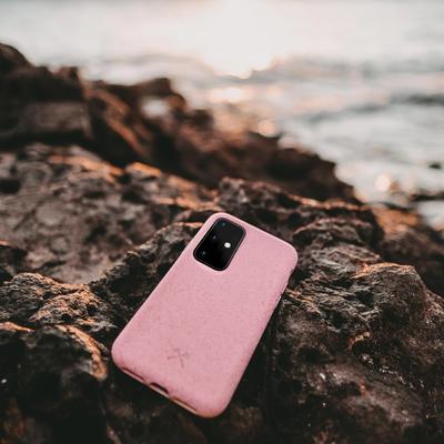 Woodcessories BioCase Antimicrobes Coral Pink pour Samsung A71