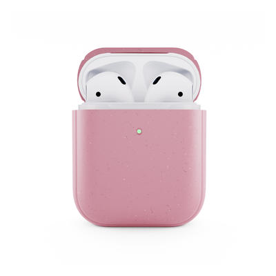 Woodcessories BioCase Antimicrobes Coral Pink pour Airpods 1 & 2