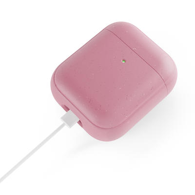 Woodcessories BioCase Antimikrobiell Coral Pink für Airpods 1 & 2