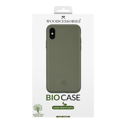 Woodcessories BioCase Grün für iPhone X/XS