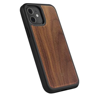 Woodcessories EcoBump Walnuss/Schwarz für iPhone 12 mini