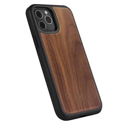 Woodcessories EcoBump noyer/noir pour iPhone 12/12 Pro