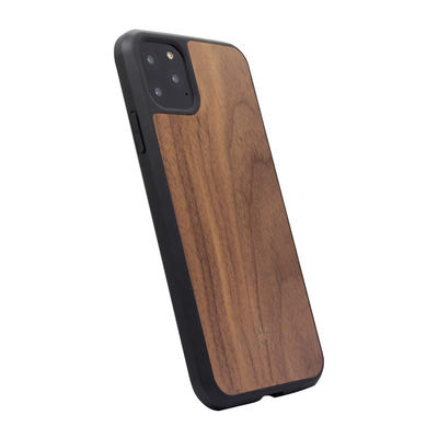 Woodcessories EcoBump Walnuss/Schwarz für iPhone 11 Pro Max