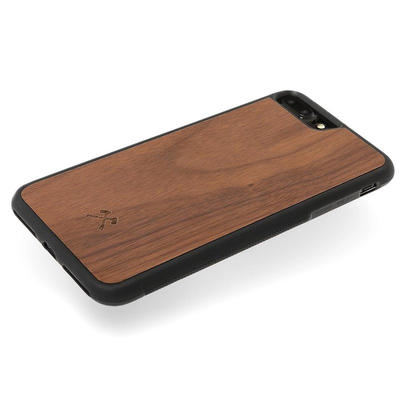 Woodcessories EcoBump noyer/noir pour iPhone 7/8 Plus