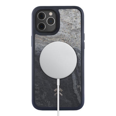 Woodcessories Bumper Case Magsafe Camo Gray für iPhone 12 Pro Max