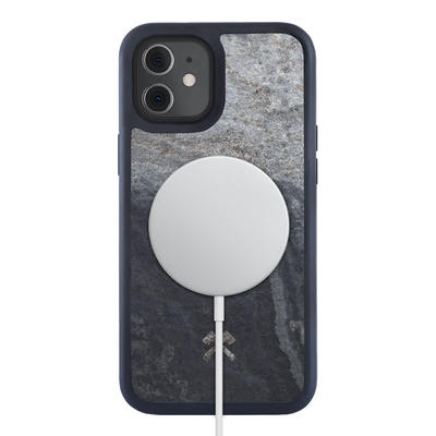Woodcessories Bumper Case MagSafe Camo Gray pour iPhone 12 Mini