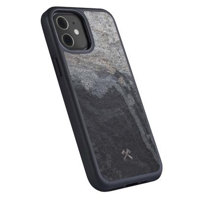 Woodcessories Stone Edition EcoBump Camo Grey pour iPhone 12 mini