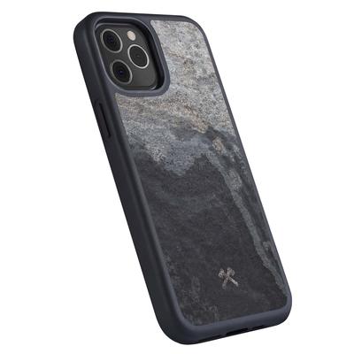 Woodcessories Stone Edition EcoBump Camo Grey für iPhone 12/12 Pro