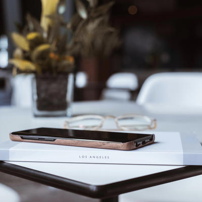 Woodcessories EcoCase Slim Walnuss für Samsung Galaxy S10+