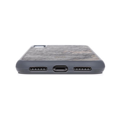 Woodcessories Stone Edition EcoBump Camo Gray für iPhone SE 3 (2022)/SE 2nd gen/7/8