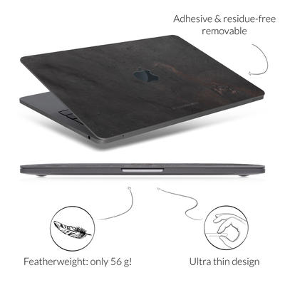 Woodcessories Stone Edition EcoSkin Volcano Black Macbook 13" Pro&Pro Touchbar (2016)&Air 13" (2018)