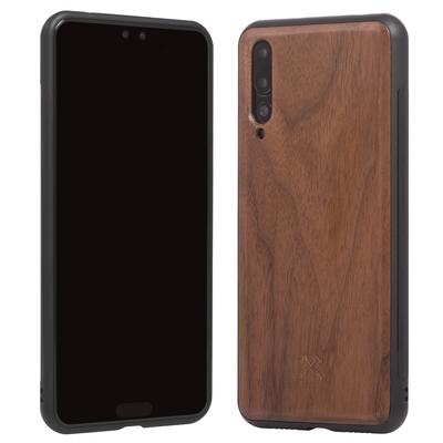 Woodcessories EcoBump Walnuss/Schwarz für Huawei P20 Pro