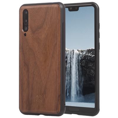 Woodcessories EcoBump noyer/noir pour Huawei P20 Pro