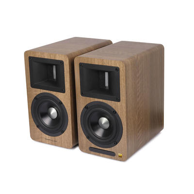 Edifier Airpulse A80 Walnuss Aktive 2.0 Lautsprecher