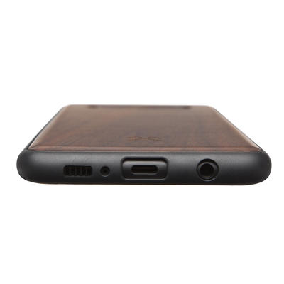 Woodcessories EcoBump noyer/noir pour Samsung Galaxy S20