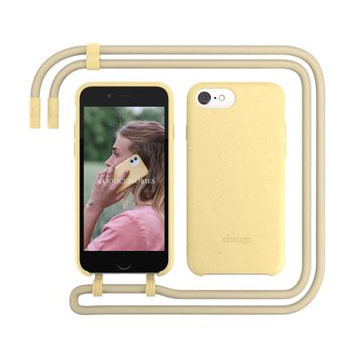 Woodcessories Change Case Bio Antimicrobes Citrus Yellow pour iPhone SE 3 (2022)/SE 2nd gen/8/7/6(s)