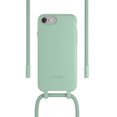 Woodcessories Change Case Bio Antimicrobes Mint Green pour iPhone SE 3 (2022), SE 2nd gen/8/7/6(s)