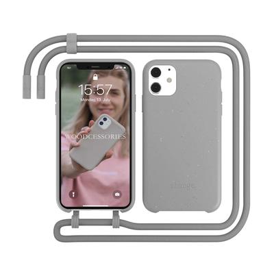 Woodcessories Change Case Bio Antimikrobiell Cool Grey für iPhone 11