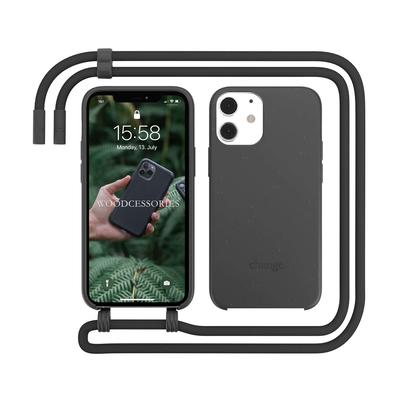 Woodcessories Change Case Bio Antimikrobiell Black für iPhone 12 mini