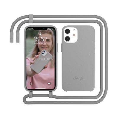 Woodcessories Change Case Bio Antimikrobiell Cool Grey für iPhone 12 mini