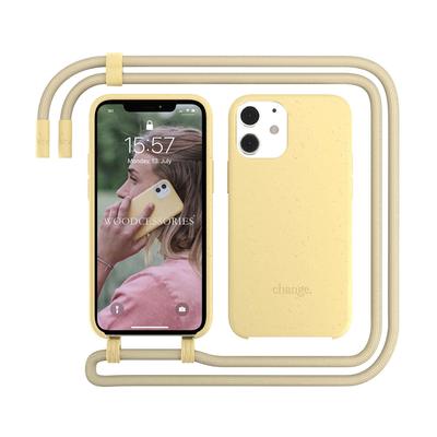 Woodcessories Change Case Bio Antimicrobes Citrus Yellow pour iPhone 12 mini