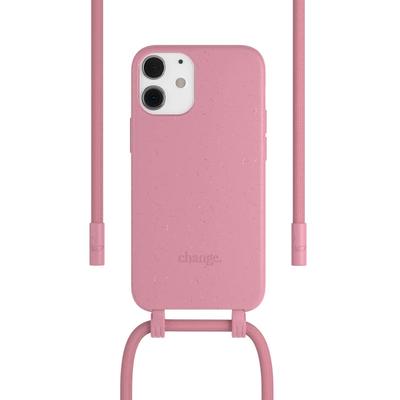 Woodcessories Change Case Bio Antimikrobiell Coral Pink für iPhone 12 mini