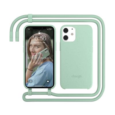 Woodcessories Change Case Bio Antimicrobes Mint Green pour iPhone 12 mini