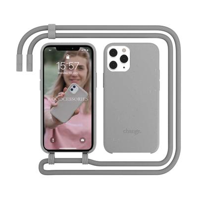 Woodcessories Change Case Bio Antimicrobes Cool Grey pour iPhone 12/12 Pro