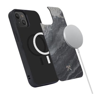 Woodcessories Bumper Case Magsafe Camo Gray für iPhone 13 Mini
