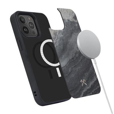 Woodcessories Bumper Case Magsafe Camo Gray für iPhone 13 Pro Max