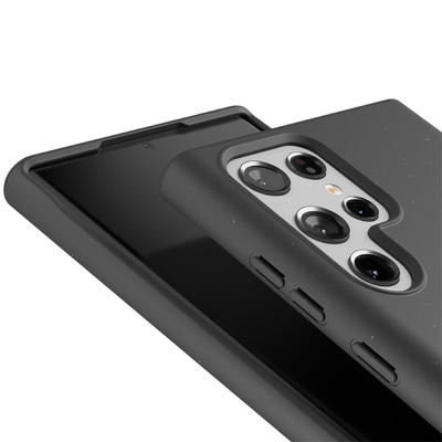 Woodcessories Bio Case Noir pour Samsung S22 Ultra
