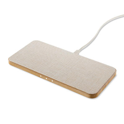 Woodcessories MultiPad Station de Recharge Sans Fil Chêne/Fabric