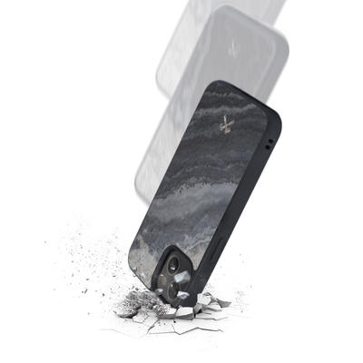 Woodcessories Bumper Case Camo Gray für iPhone 13 Mini