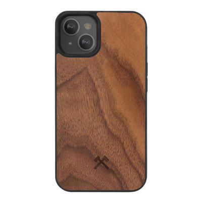 Woodcessories Bumper Case Noyer pour iPhone 13 Mini