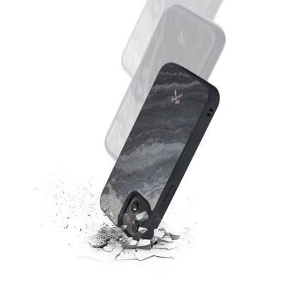 Woodcessories Bumper Case Camo Gray für iPhone 13