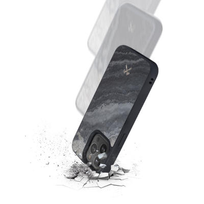 Woodcessories Bumper Case Camo Gray für iPhone 13 Pro