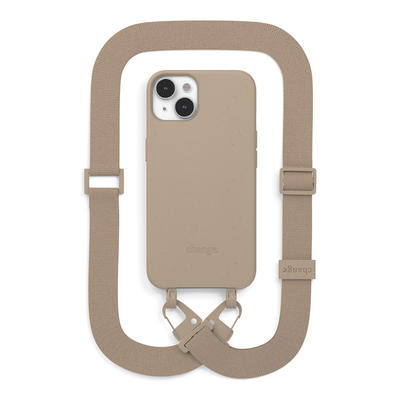 Woodcessories Change Case Bio Taupe + Lanyard pour iPhone 13/14